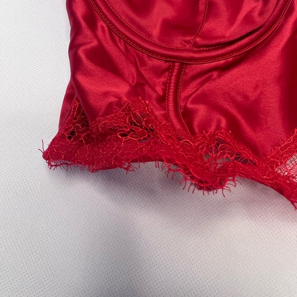 Victorias Secret Like New Red Corset Top - Picture 8 of 10